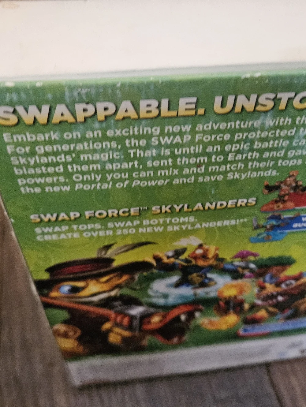 Skylanders Swap Force Starter Pack for Microsoft Xbox 360 Damaged Box.